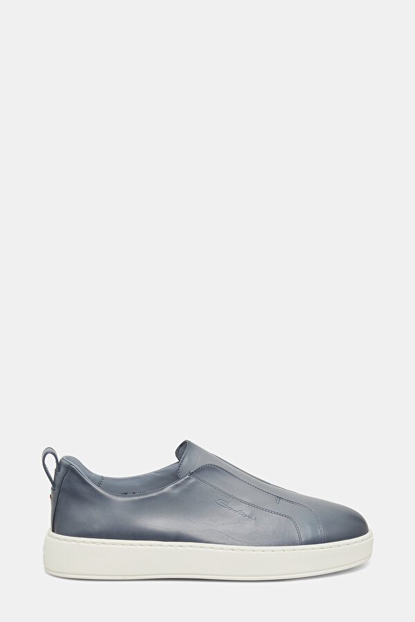 LIGHT BLUE LEATHER SHOE