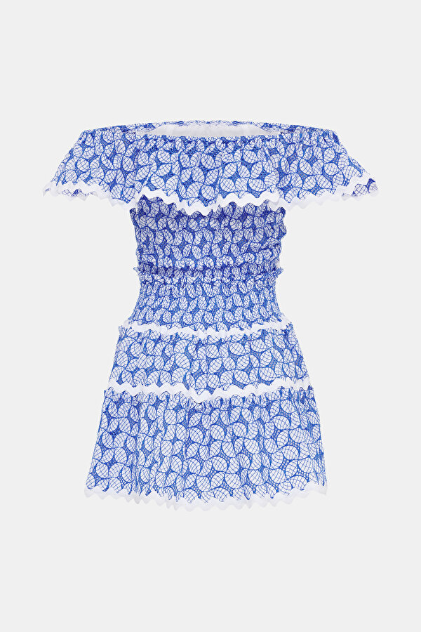 WHITE OFF THE SHOULDER SHORT DRESS 7
