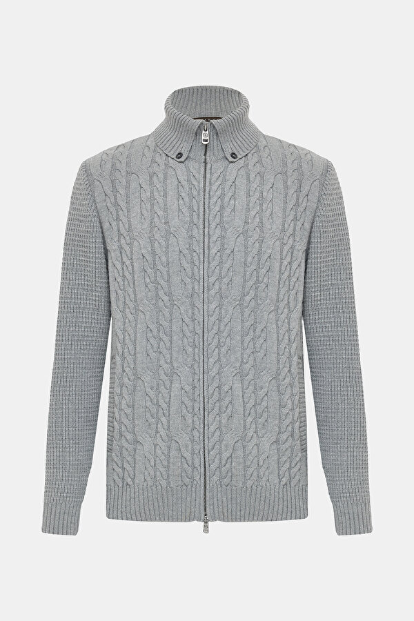 GRAY MELANGE TRICOT
