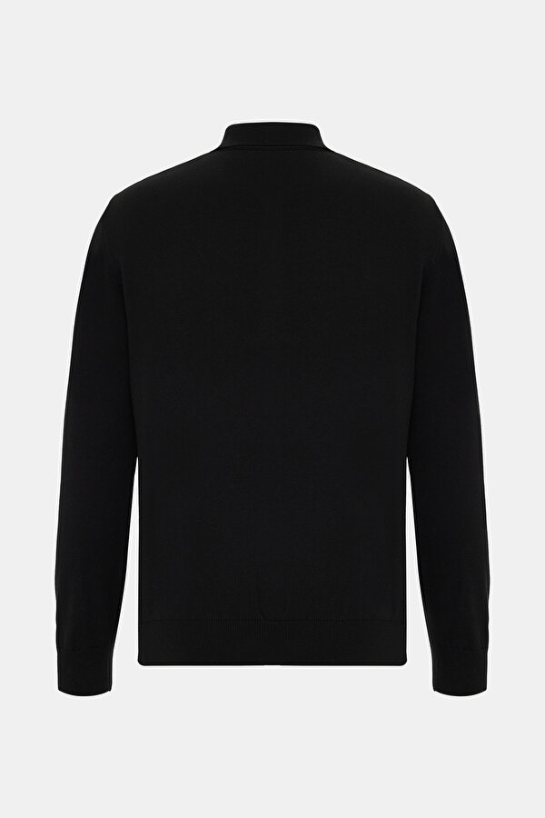 BLACK POLO NECK TRICOT 2