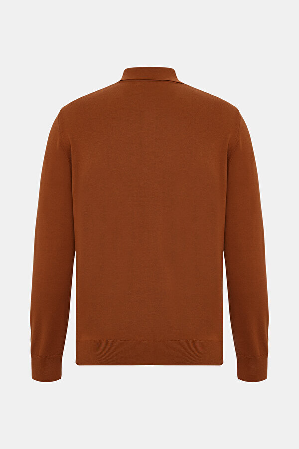 BRICK POLO NECK TRICOT 2