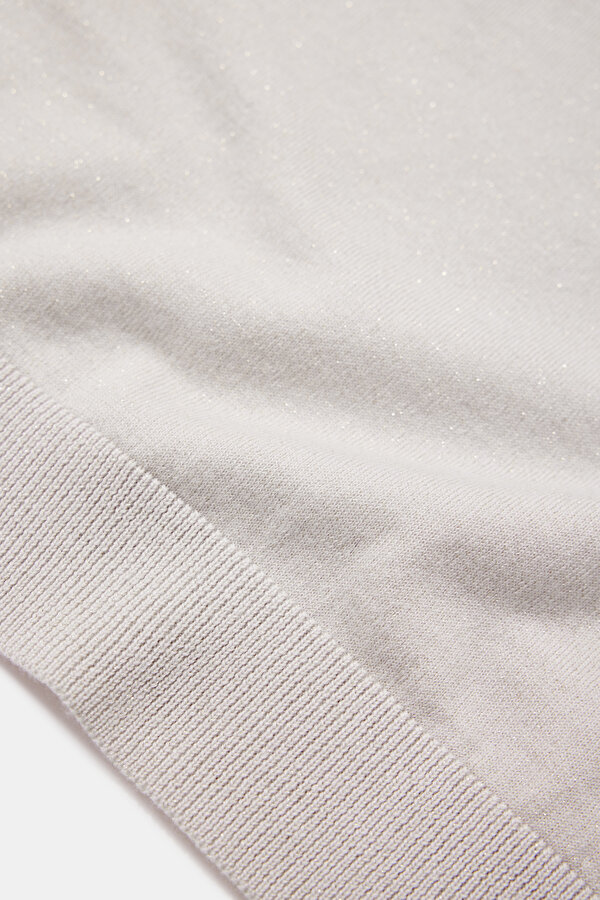 BEIGE BASIC / ROUND NECKLINE TRICOT 7