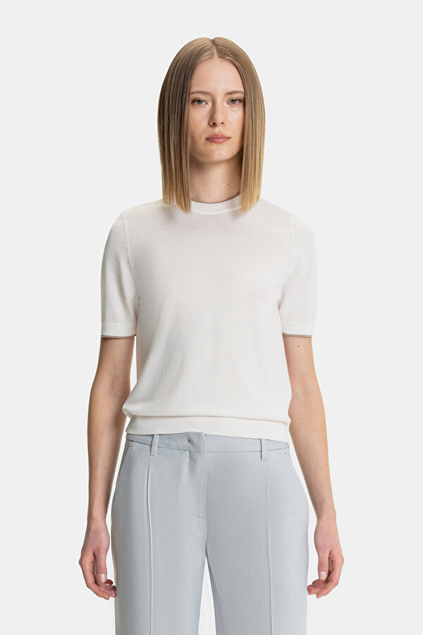 NATURAL BASIC / ROUND NECKLINE TRICOT