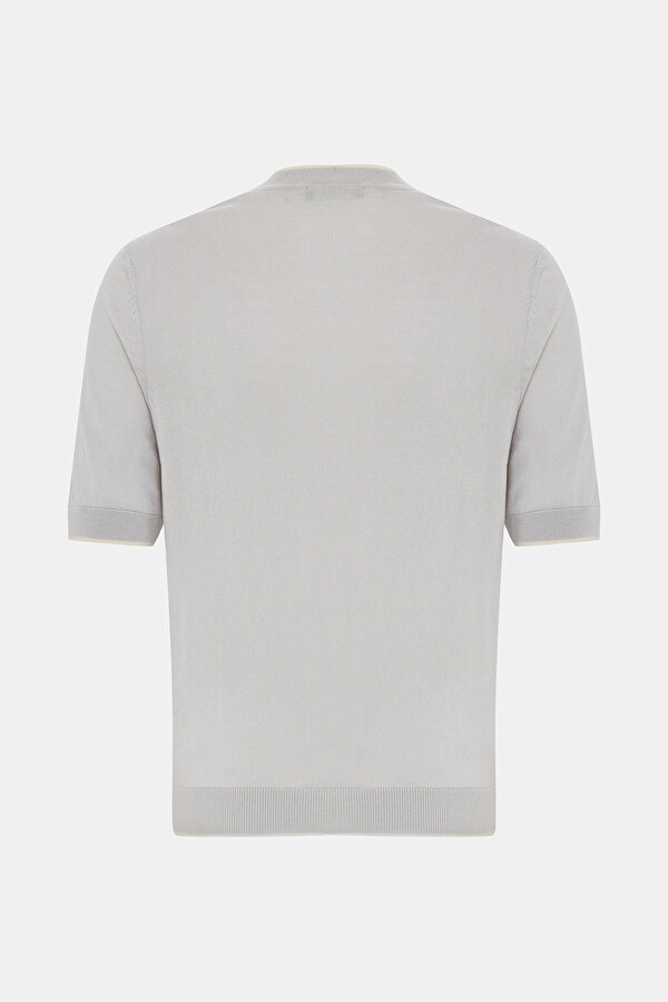 ECRU BASIC / ROUND NECKLINE TRICOT 6