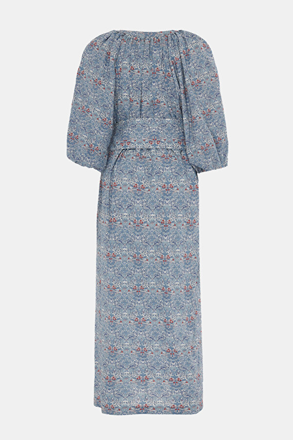 MULTICOLOR 3/4 SLEEVES DRESS 2