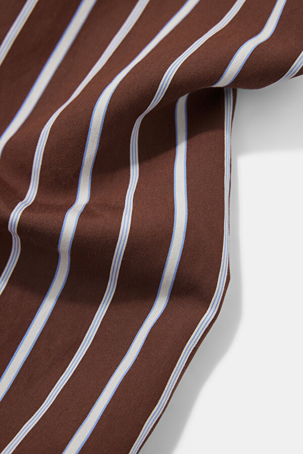 ECRU STRIPED TROUSERS 6