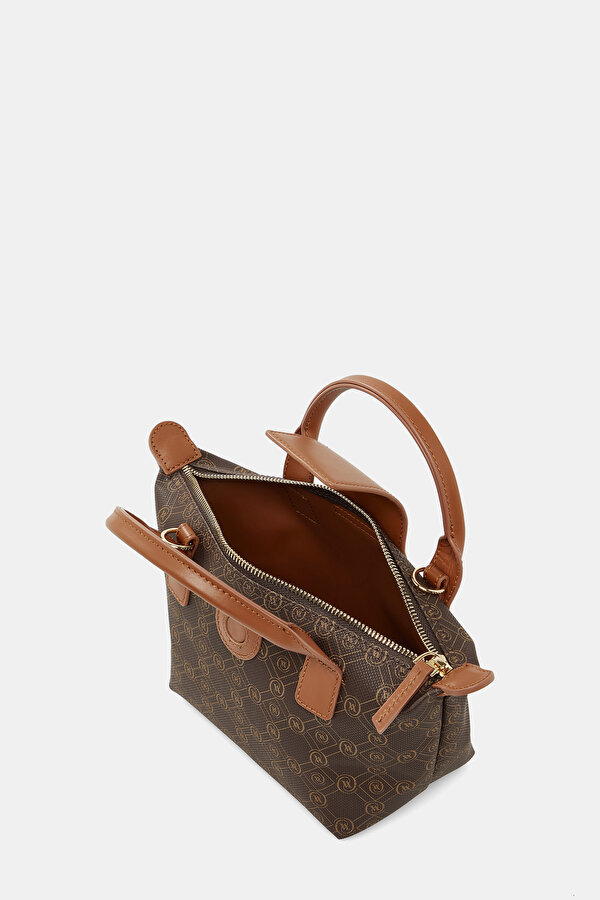 CAMEL MONOGRAM BAG 6