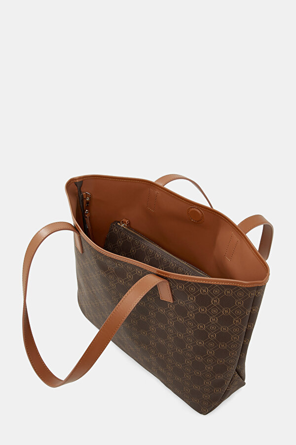 CAMEL MONOGRAM BAG 6