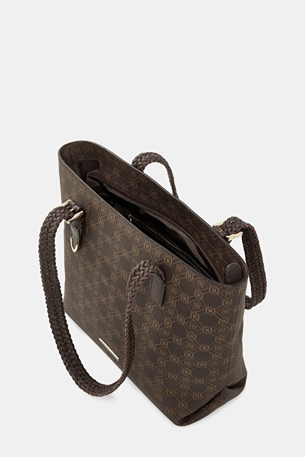 BEIGE MONOGRAM BAG 6