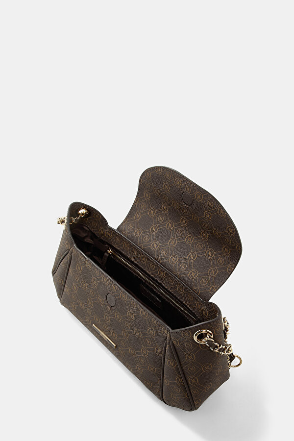 BEIGE MONOGRAM BAG 6