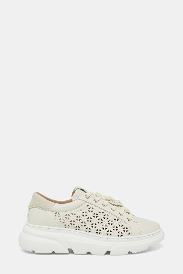 ECRU LEATHER SHOE