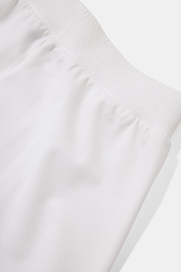 WHITE WIDE LEG TROUSERS 7