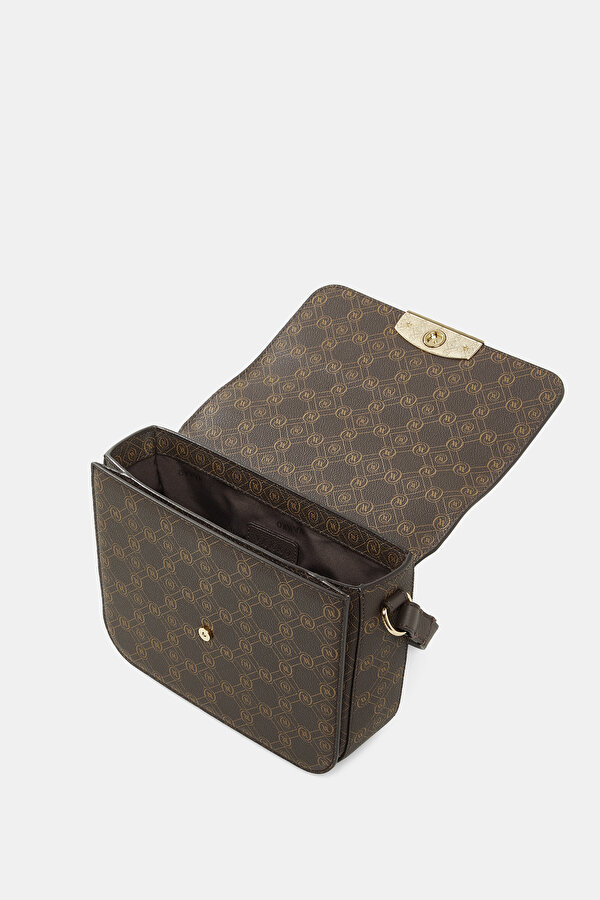 BEIGE MONOGRAM BAG 7