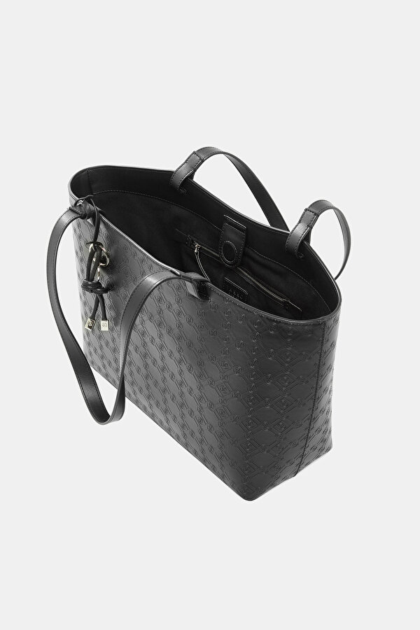BLACK MONOGRAM BAG 6