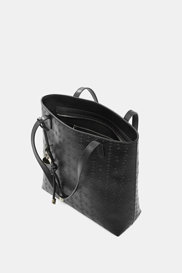 BLACK MONOGRAM BAG 6