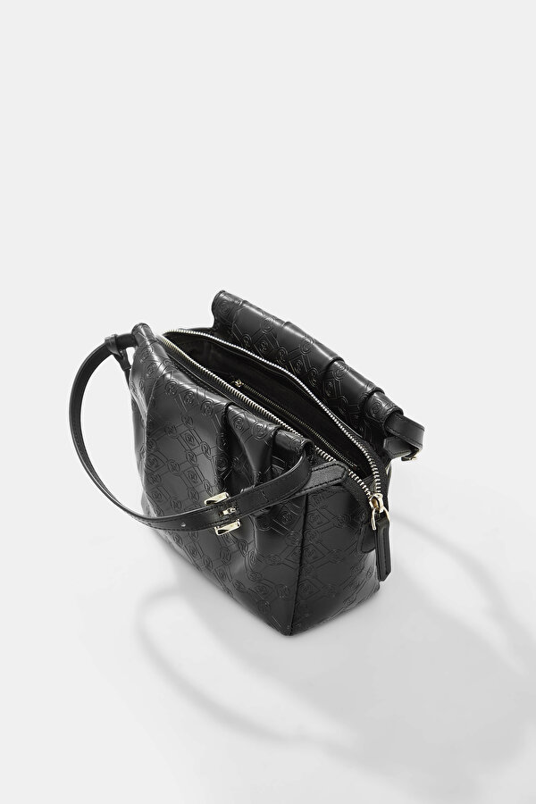 BLACK MONOGRAM BAG 7