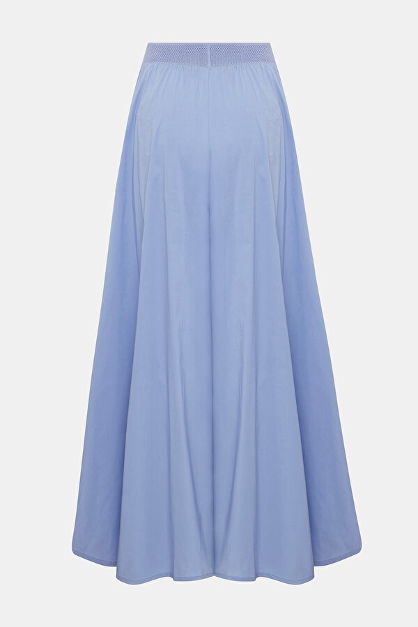 BLUE WIDE LEG TROUSERS 6