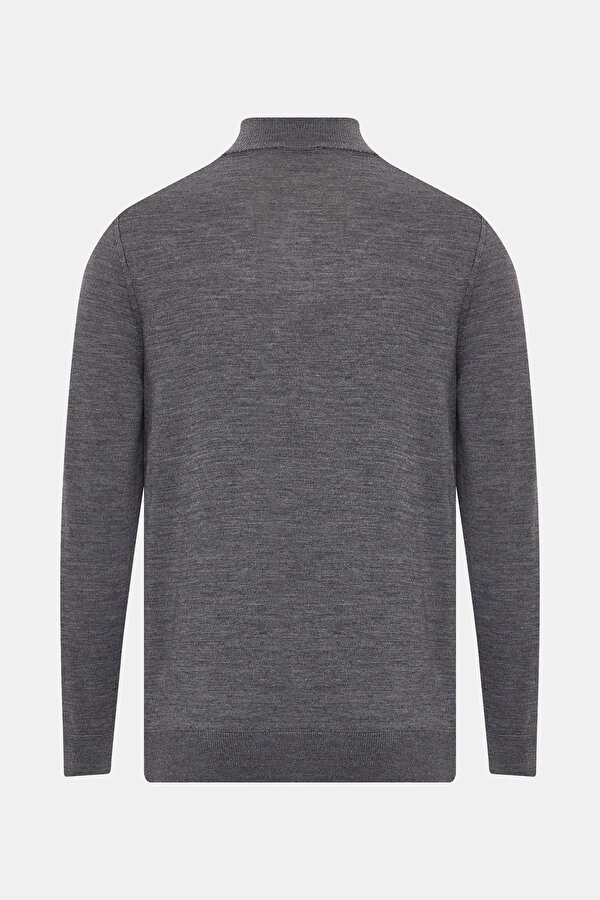 GREY UPRIGHT COLLAR TRICOT 2