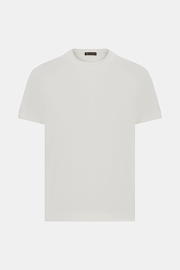 ECRU BICYCLE COLLAR SHORT SLEEVE TSHIRT