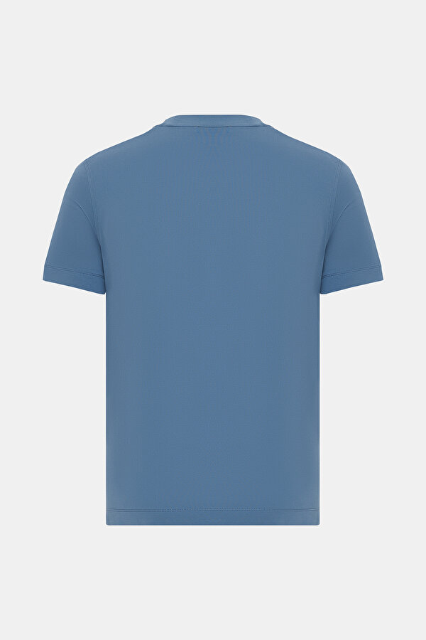 INDIGO BICYCLE COLLAR SHORT SLEEVE TSHIRT 2