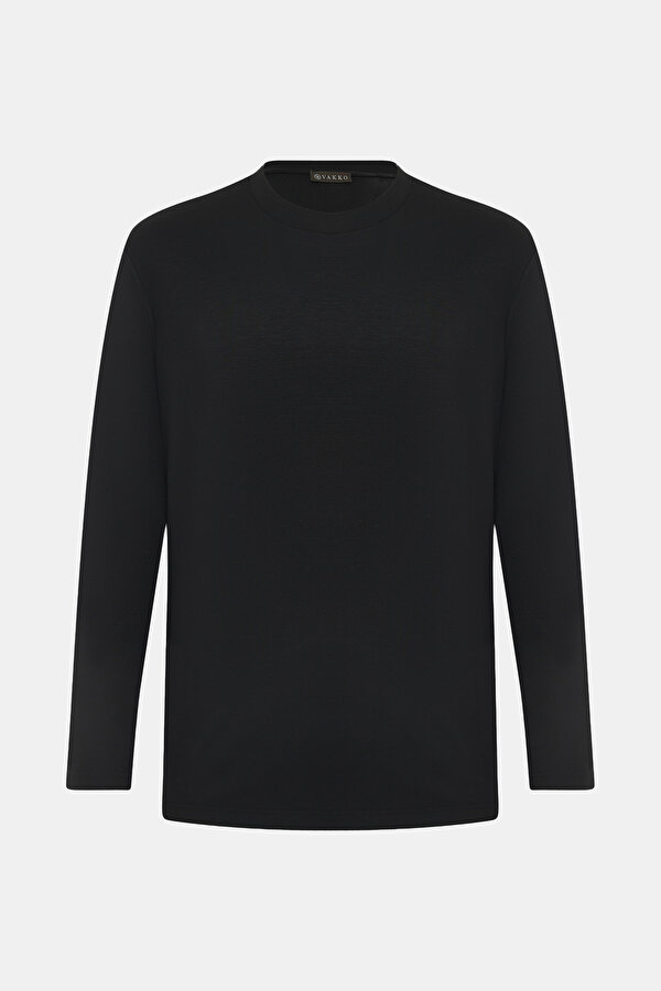 BLACK BICYCLE COLLAR LONG SLEEVE TSHIRT