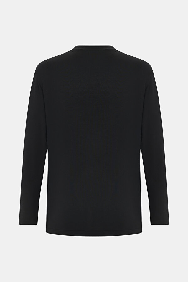BLACK BICYCLE COLLAR LONG SLEEVE TSHIRT 2