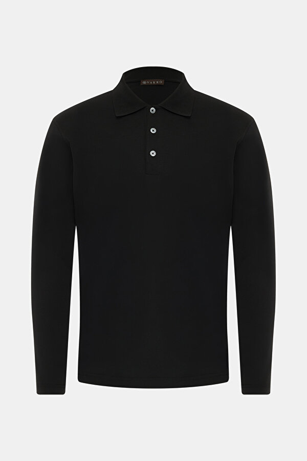 UZUN KOL POLO YAKA T-SHIRT