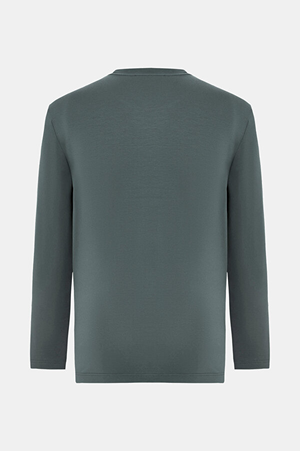 GREEN BICYCLE COLLAR LONG SLEEVE TSHIRT 2