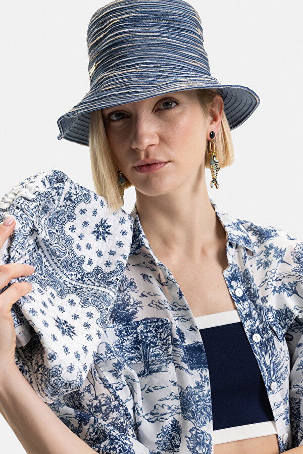 INDIGO SHORT SLEEVE SHIRT 6