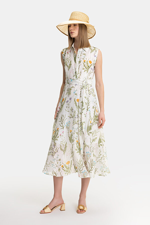 MULTICOLOR SLEEVELESS DRESS 6