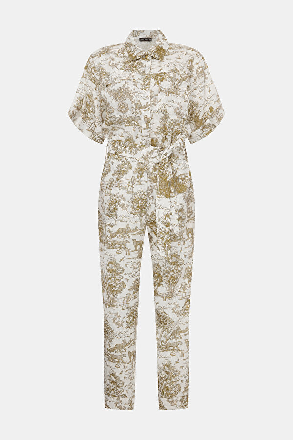 KHAKI SHORT SLEEVE JUMPSUIT 7