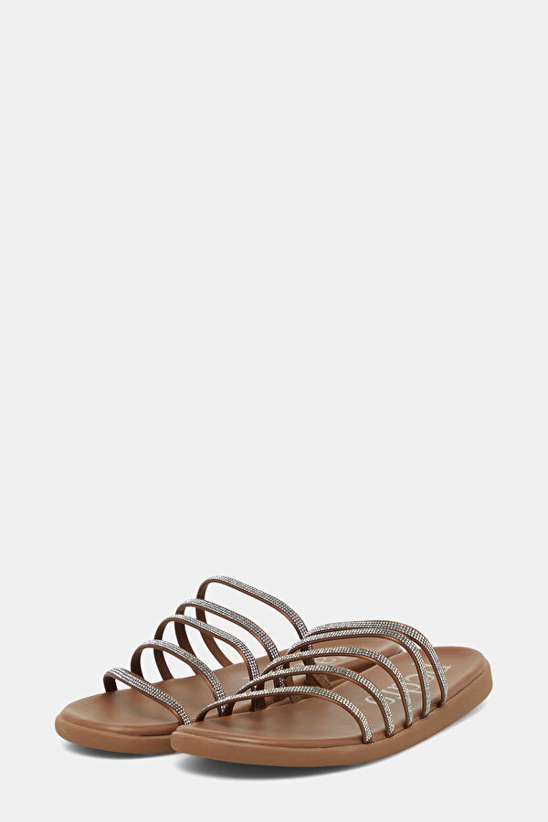 BROWN JEWELLED SLIPPER 2