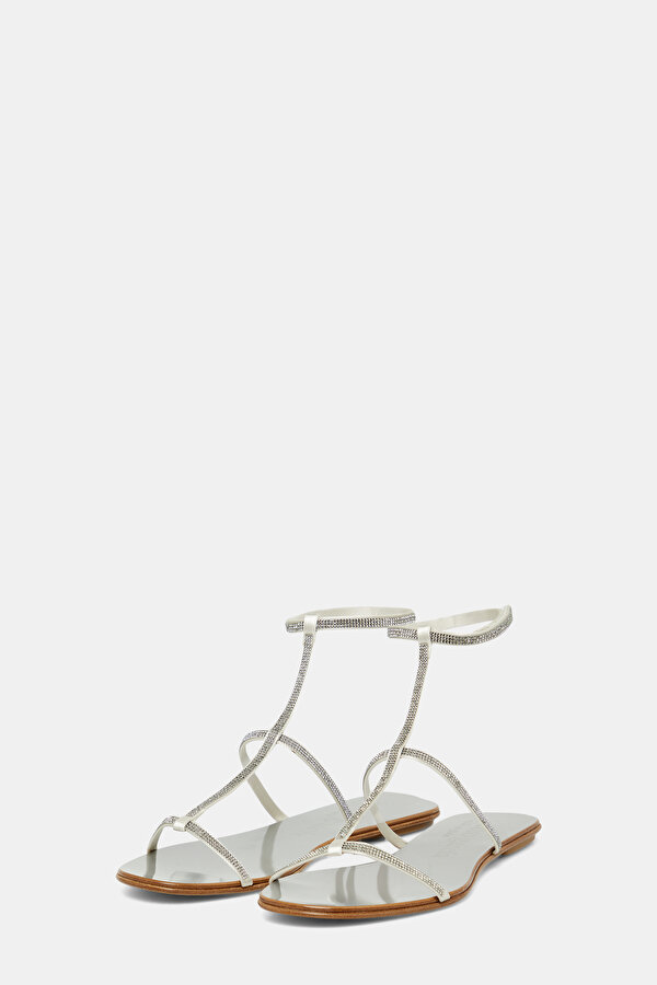 SILVER JEWELLED SLIPPER 2
