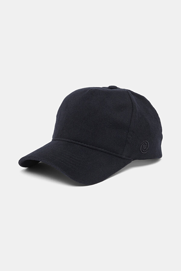 NAVY BLUE PLAIN FLANNEL HAT