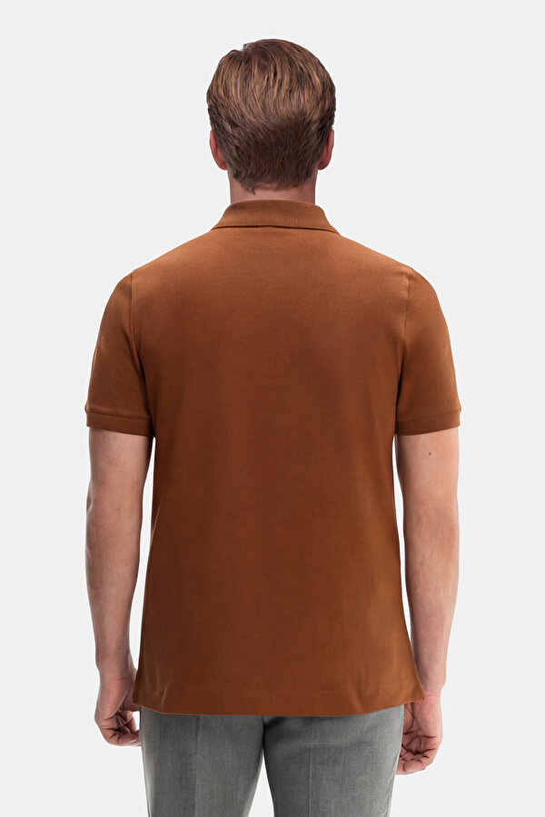 BRICK POLO NECK SHORT SLEEVE TSHIRT 2