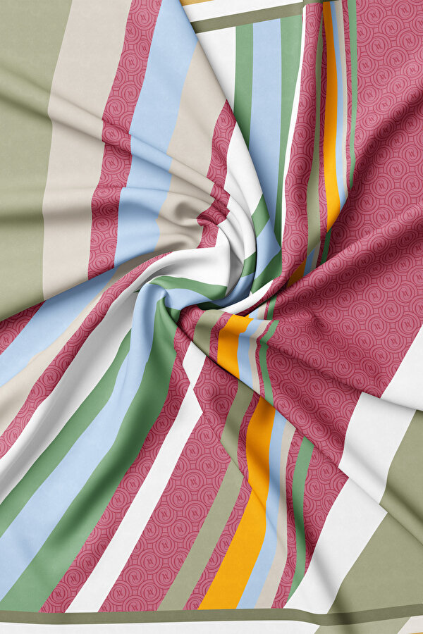 MINK GEOMETRIC DESIGN TWILL GAVROŞ 2