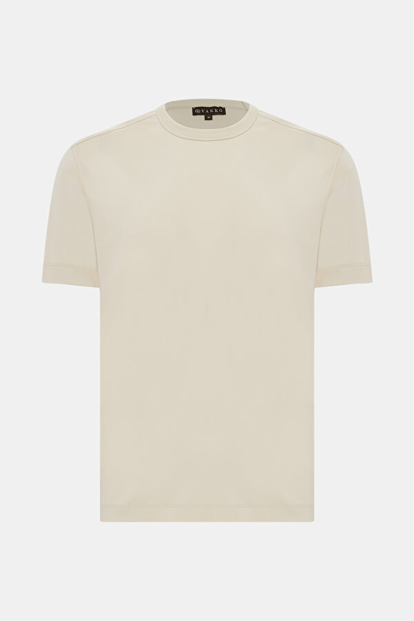 BİSİKLET YAKALI KISA KOL T-SHIRT