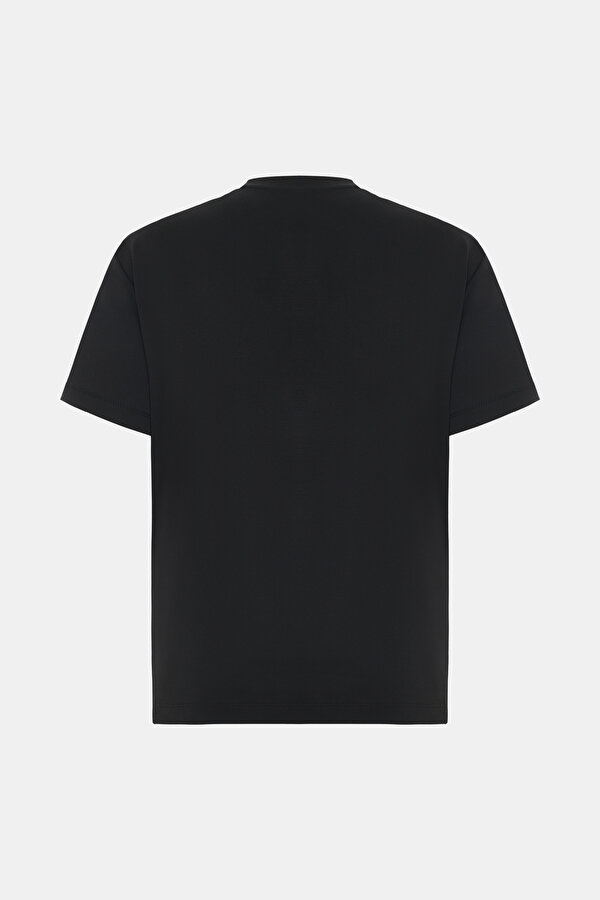 BLACK POLO NECK SHORT SLEEVE TSHIRT 2