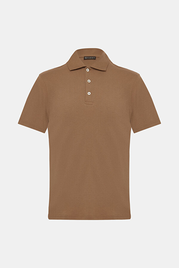 DÜĞMELİ POLO YAKA KISA KOL T-SHIRT