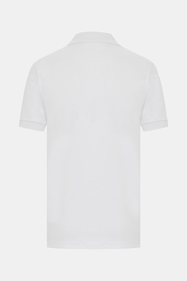 ECRU POLO NECK SHORT SLEEVE TSHIRT 2