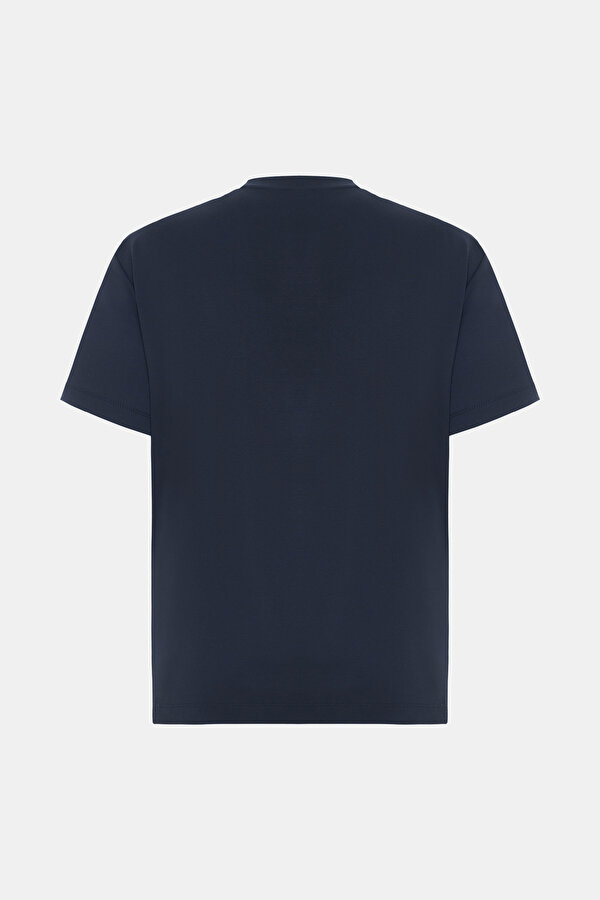 NAVY BLUE POLO NECK SHORT SLEEVE TSHIRT 2