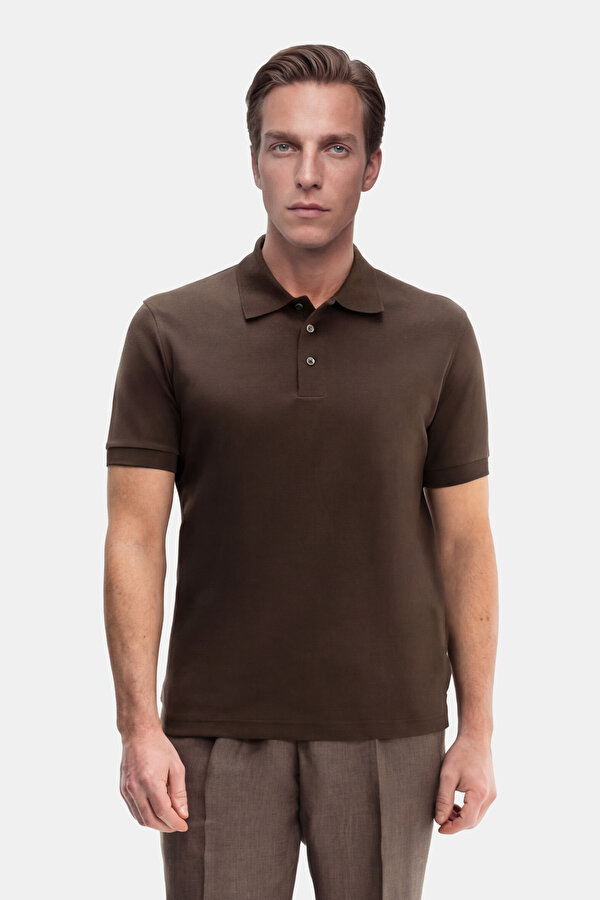 DÜĞMELİ POLO YAKA KISA KOL T-SHIRT