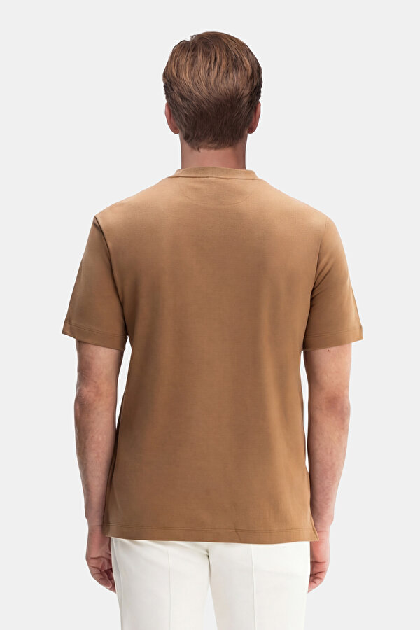 LIGHT CAMEL BICYCLE COLLAR SHORT SLEEVE TSHIRT 2