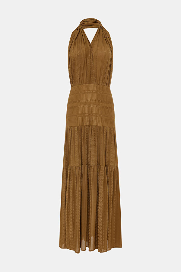 BROWN DRESS