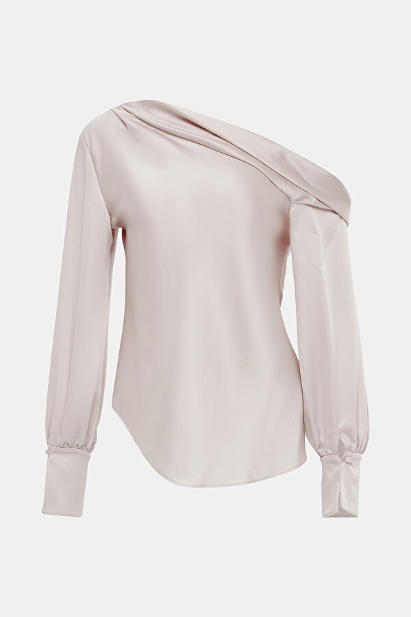 ECRU LONG SLEEVE BLOUSE