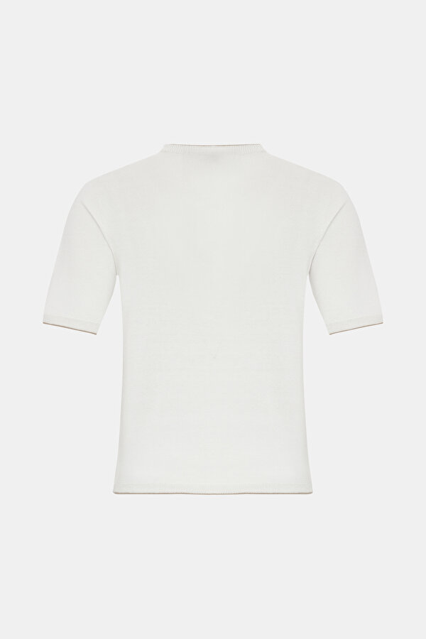 CREAM BASIC / ROUND NECKLINE 6