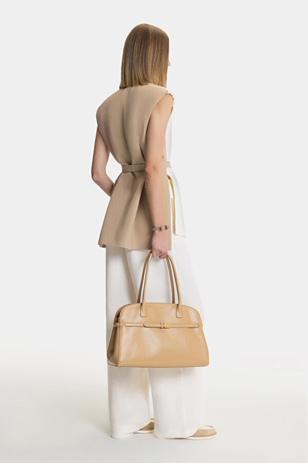 DARK BEIGE V NECK VEST 6