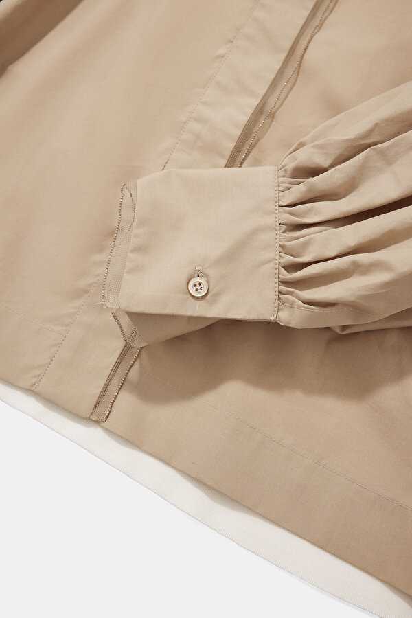 DARK BEIGE LONG SLEEVE SHIRT 12