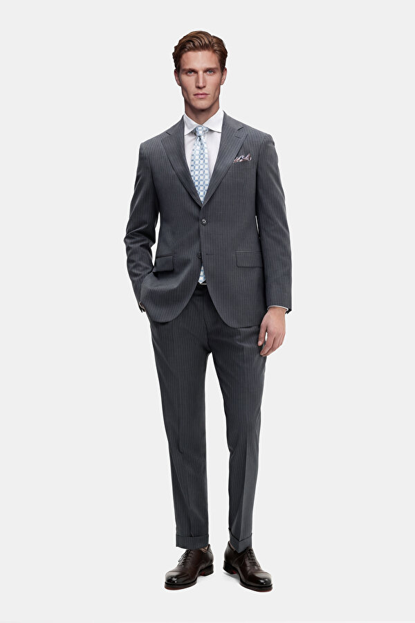 GREY WOOL/CASHMERE SUIT