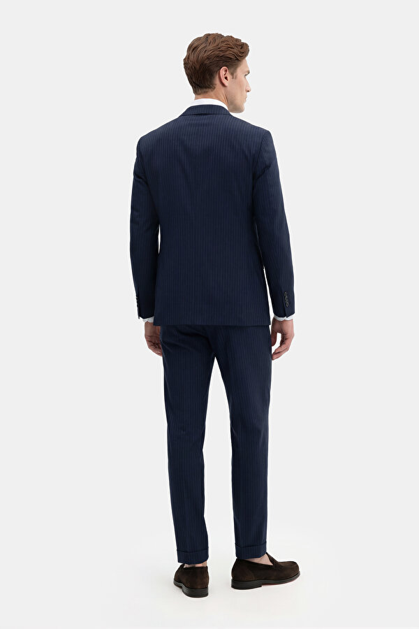 NAVY BLUE WOOL/CASHMERE SUIT 2